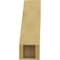 Ekena Millwork 5-inch W x 12-inch D x 16-inch H Geneva Rough Cedar Woodgrain TimberThane Knee Brace, Primed BRCUR05X12X16GNVRCPR - alternate 4